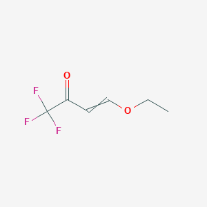 molecular formula C6H7F3O2 B7855592 3-Buten-2-one, 4-ethoxy-1,1,1-trifluoro- 