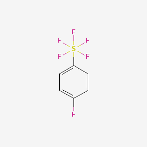 molecular formula C6H4F6S B7855619 4-Fluorophenylsulfur Pentafluoride CAS No. 1422-39-5