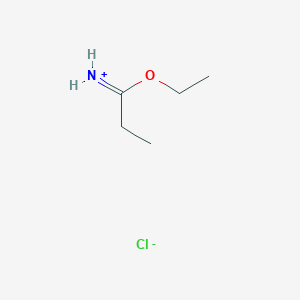 molecular formula C5H12ClNO B7855636 1-Ethoxypropylideneazanium;chloride 