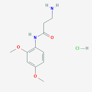 3-amino-N-(2,4-dimethoxyphenyl)propanamide hydrochloride