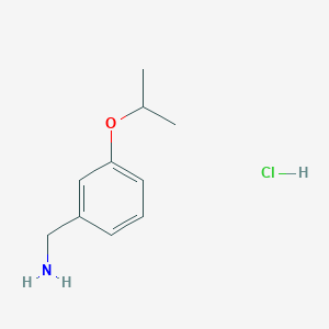 molecular formula C10H16ClNO B7855824 (3-Isopropoxyphenyl)methanamine hydrochloride 