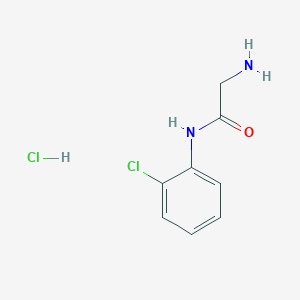molecular formula C8H10Cl2N2O B7855837 2-amino-N-(2-chlorophenyl)acetamide hydrochloride 