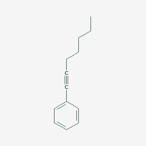 molecular formula C13H16 B078559 1-Phenyl-1-heptyne CAS No. 14374-45-9