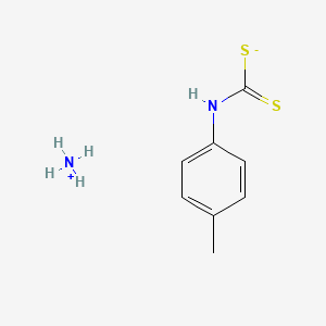 molecular formula C8H12N2S2 B7855917 Ammonium p-tolylcarbamodithioate 