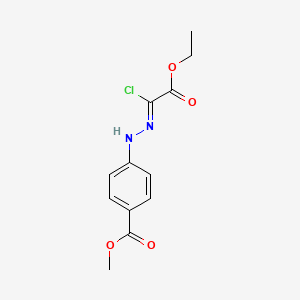 2-Chloro-2-(4'-methoxycarbonylphenylhydrazono)acetic acid ethyl ester
