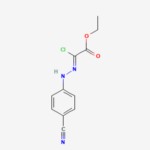 2-Chloro-2-(4'-cyanophenylhydrazono)acetic acid ethyl ester