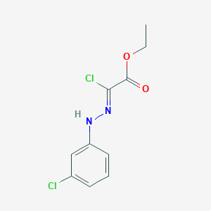 ethyl (2E)-chloro[(3-chlorophenyl)hydrazono]acetate