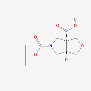 cis-5-(tert-Butoxycarbonyl)hexahydro-1H-furo[3,4-c]pyrrole-3a-carboxylic acid