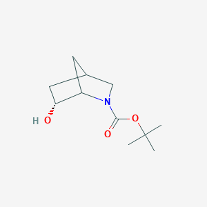 molecular formula C11H19NO3 B7856044 tert-Butyl6-hydroxy-2-azabicyclo[2.2.1]heptane-2-carboxylate 