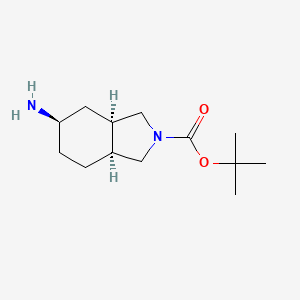 (3AR,5R,7aS)-tert-butyl 5-aminohexahydro-1H-isoindole-2(3H)-carboxylate