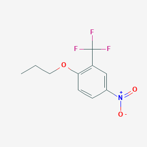 4-Nitro-1-propoxy-2-(trifluoromethyl)benzene