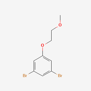 molecular formula C9H10Br2O2 B7856144 1,3-Dibromo-5-(2-methoxyethoxy)benzene 