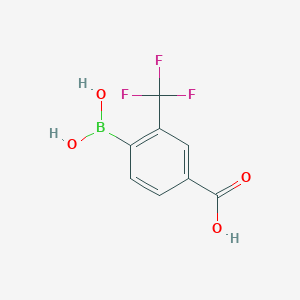 4-Borono-3-(trifluoromethyl)benzoic acid