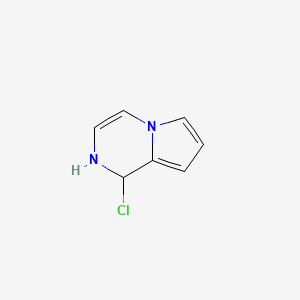 molecular formula C7H7ClN2 B7856194 1-Chloro-1,2-dihydropyrrolo[1,2-a]pyrazine 