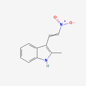 molecular formula C11H10N2O2 B7856294 2-Methyl-3-(2-nitroethenyl)-1h-indole 