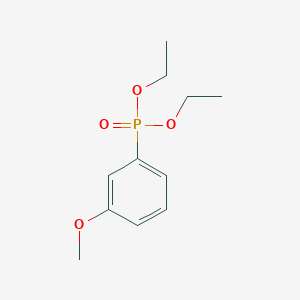 molecular formula C11H17O4P B7856382 3-甲氧基苯基膦酸二乙酯 