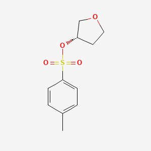 molecular formula C11H14O4S B7856415 (S)-tetrahydrofuran-3-yl 4-methylbenzenesulfonate 