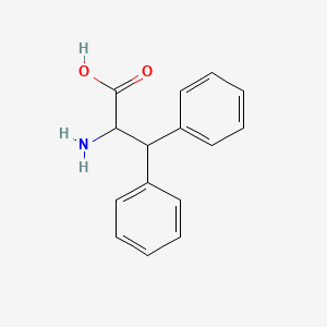 molecular formula C15H15NO2 B7856439 2-Amino-3,3-diphenylpropanoic acid CAS No. 5425-80-9