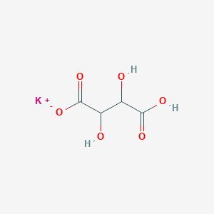 molecular formula C4H5KO6 B7856447 potassium;2,3,4-trihydroxy-4-oxobutanoate 