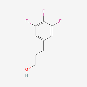 molecular formula C9H9F3O B7856483 3-(3,4,5-Trifluorophenyl)propan-1-OL 