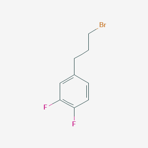 molecular formula C9H9BrF2 B7856520 1-(3-Bromopropyl)-3,4-difluorobenzene 