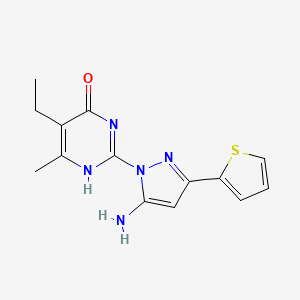 molecular formula C14H15N5OS B7856599 CID 45497533 