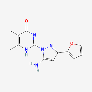 molecular formula C13H13N5O2 B7856619 CID 45496843 