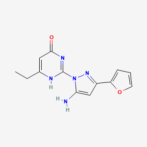 molecular formula C13H13N5O2 B7856624 CID 45497541 