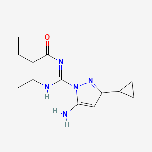 molecular formula C13H17N5O B7856628 CID 45497546 