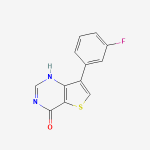 molecular formula C12H7FN2OS B7856643 CID 29726045 