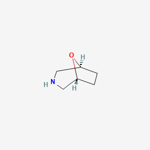 molecular formula C6H11NO B7856685 (1R,5S)-8-oxa-3-azabicyclo[3.2.1]octane 