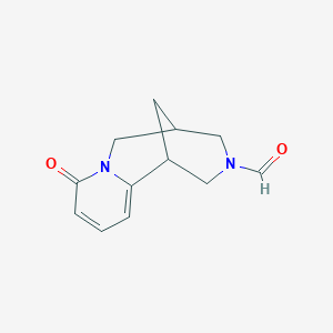 molecular formula C12H14N2O2 B7856720 Cytisine, N-formyl- 