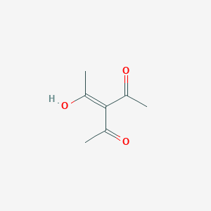 molecular formula C7H10O3 B7856753 3-(1-Hydroxyethylidene)pentane-2,4-dione CAS No. 1704-16-1