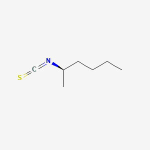 molecular formula C7H13NS B7856759 (R)-(-)-2-Hexyl isothiocyanate CAS No. 737000-95-2