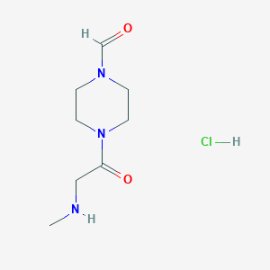 molecular formula C8H16ClN3O2 B7856891 C8H16ClN3O2 