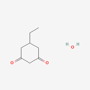 molecular formula C8H14O3 B7856916 5-Ethylcyclohexane-1,3-dione hydrate 