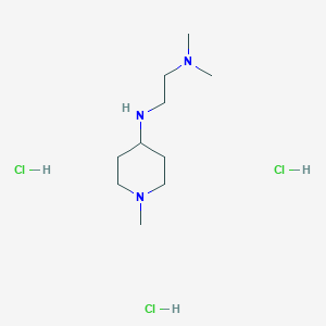 molecular formula C10H26Cl3N3 B7856956 C10H26Cl3N3 