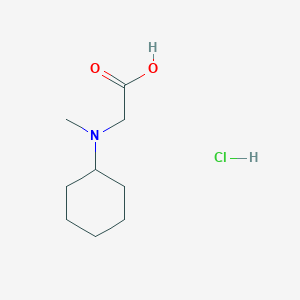 molecular formula C9H18ClNO2 B7857002 2-(Cyclohexyl(methyl)amino)acetic acid hydrochloride 