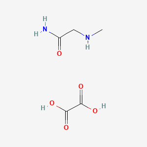 molecular formula C5H10N2O5 B7857012 2-(Methylamino)acetamide oxalate 