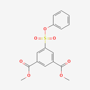 molecular formula C16H14O7S B7857114 Dimethyl 5-phenoxysulfonylbenzene-1,3-dicarboxylate 