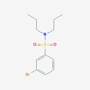 molecular formula C12H18BrNO2S B7857118 3-Bromo-N,N-di-n-propylbenzenesulfonamide 