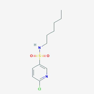 6-chloro-N-hexylpyridine-3-sulfonamide