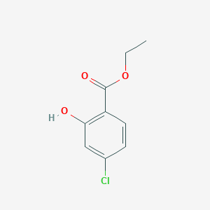 molecular formula C9H9ClO3 B7857132 Ethyl 4-chloro-2-hydroxybenzoate CAS No. 52873-25-3