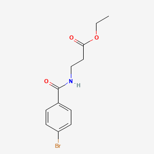 Ethyl 3-[(4-bromophenyl)formamido]propanoate