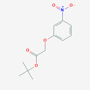 molecular formula C12H15NO5 B7857143 Tert-butyl 2-(3-nitrophenoxy)acetate 