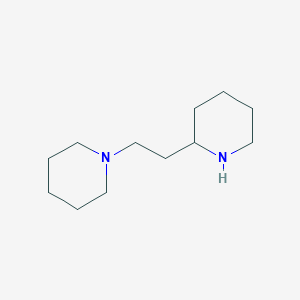 molecular formula C12H24N2 B078572 1-(2-哌啶-2-基乙基)哌啶 CAS No. 14759-07-0