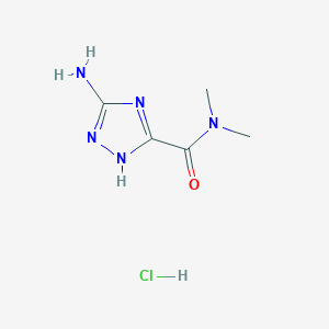 3-Amino-N,N-dimethyl-1H-1,2,4-triazole-5-carboxamide hydrochloride