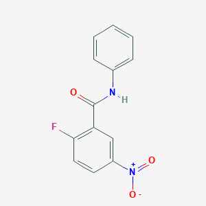 molecular formula C13H9FN2O3 B7857247 N-Phenyl-2-fluoro-5-nitrobenzamide CAS No. 1152-36-9