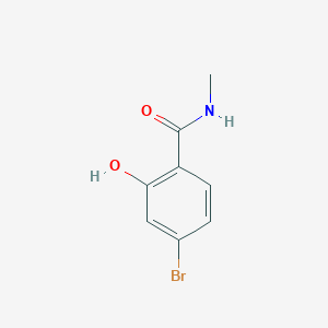 molecular formula C8H8BrNO2 B7857288 4-Bromo-2-hydroxy-N-methylbenzamide 