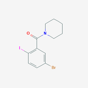 1-(5-Bromo-2-iodobenzoyl)piperidine